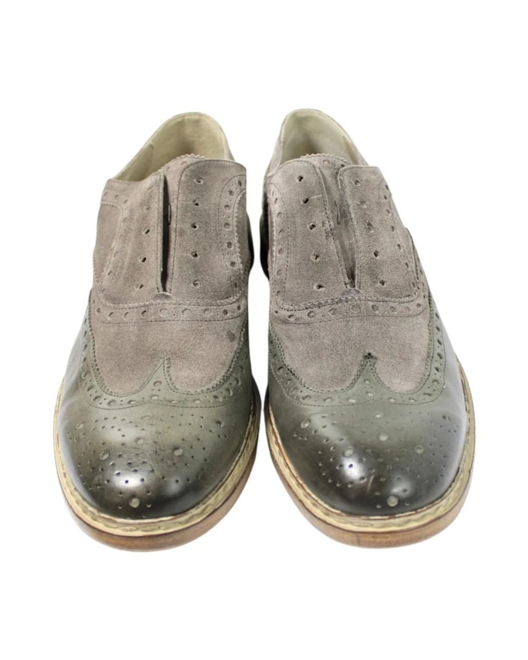Hundred 100 Gray Dress Shoes for men
