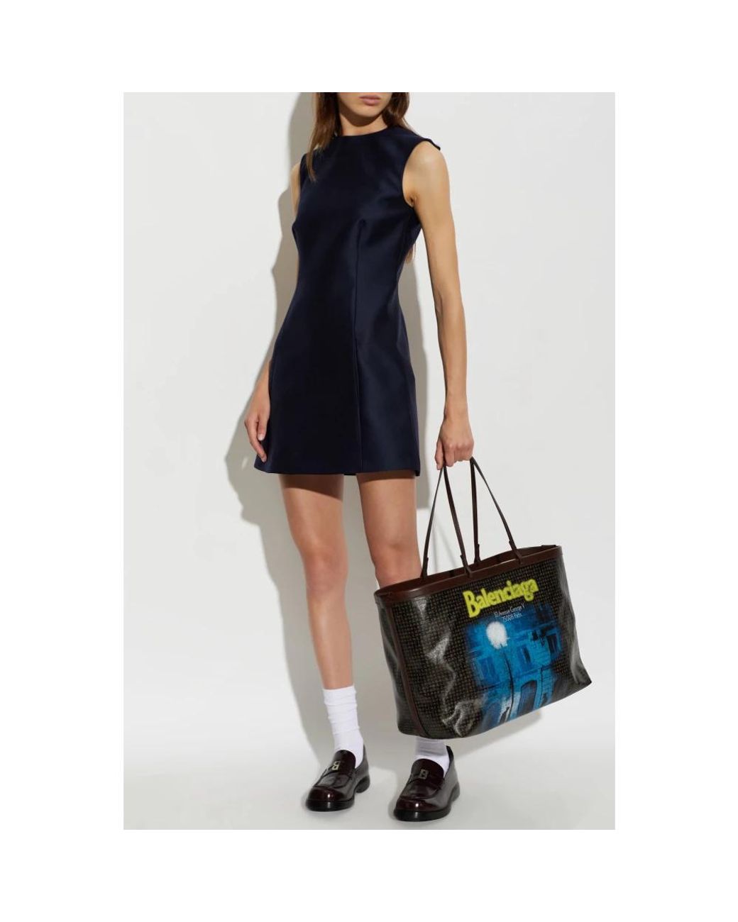 Balenciaga Blue Short Dresses