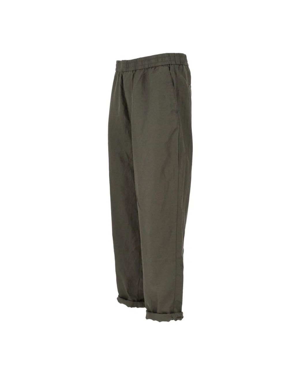 ARMANI EXCHANGE Green Straight Trousers for men