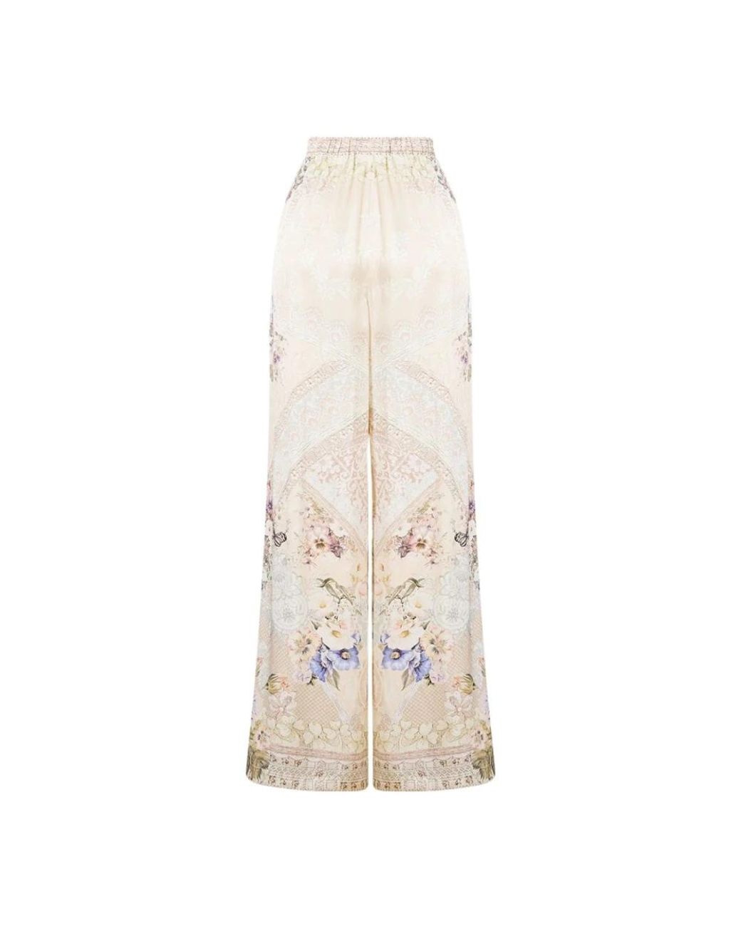 Camilla Natural Wide Trousers