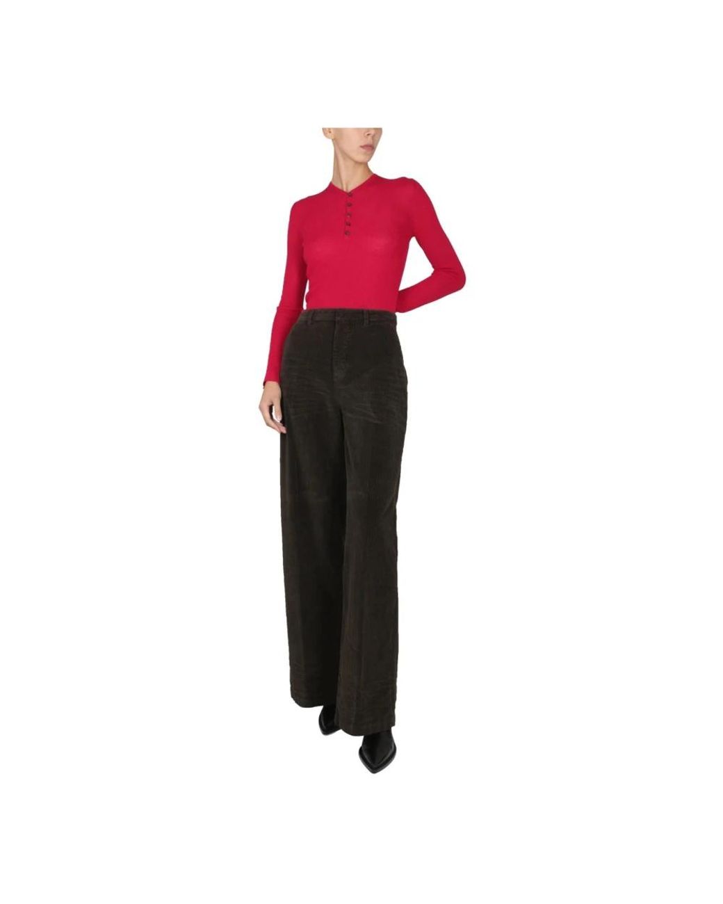 Wide Trousers DSquared² de color Black