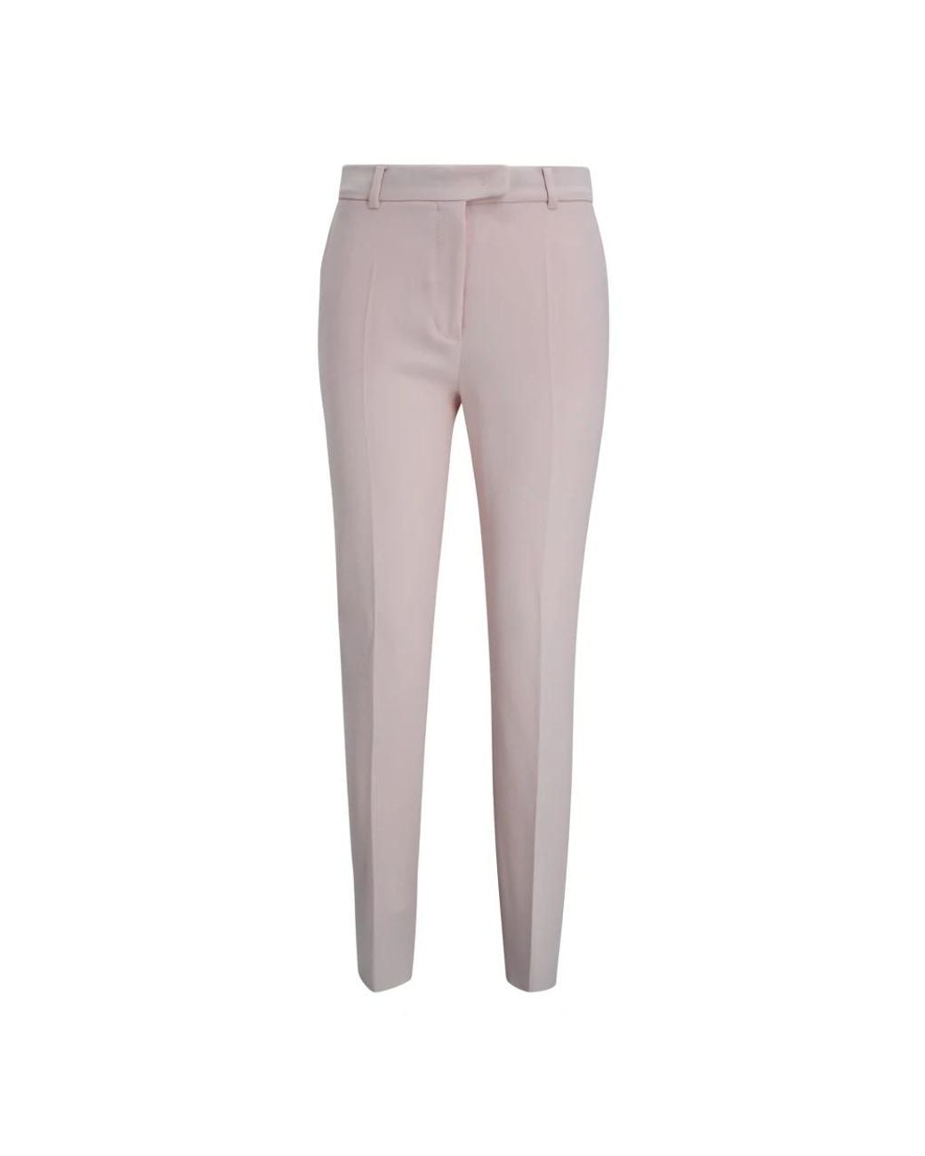 Max Mara Gray Slim-Fit Trousers
