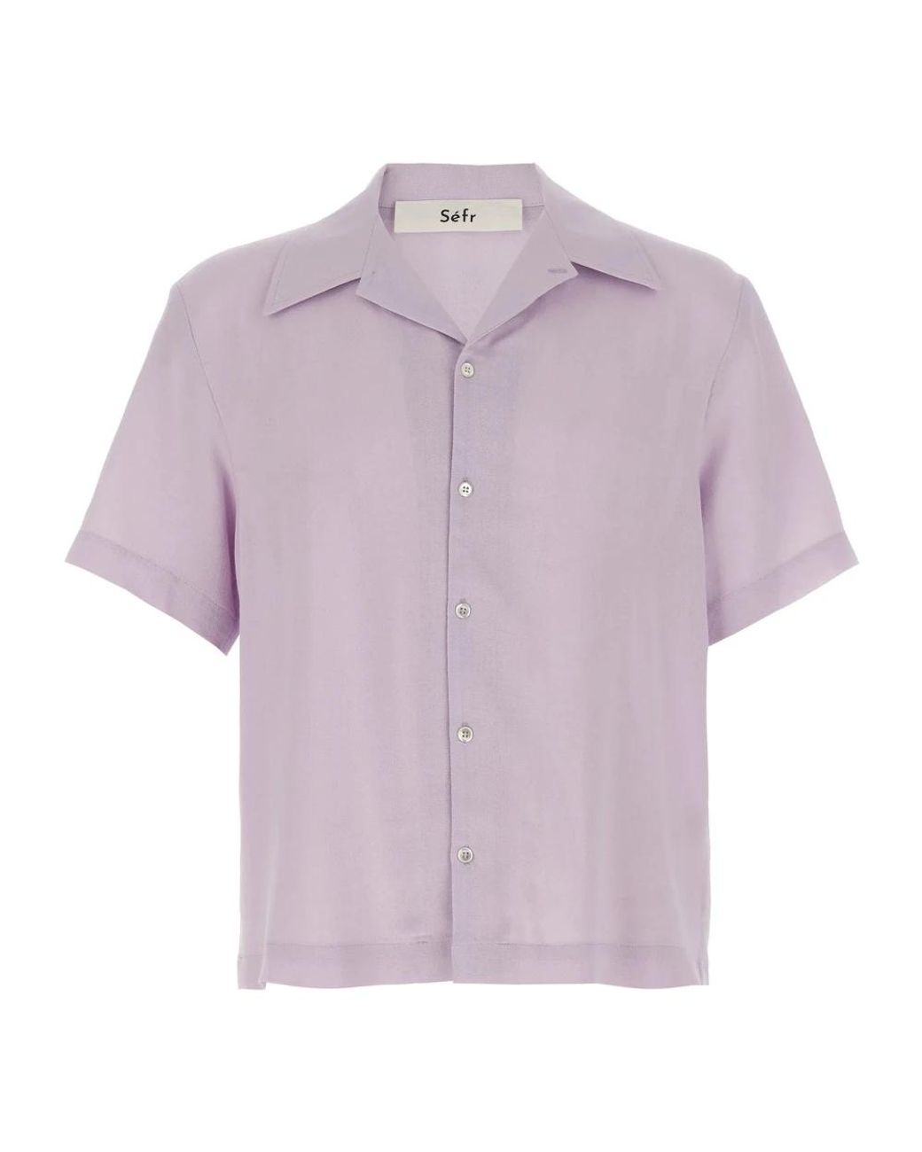 Séfr Purple Short Sleeve Shirts for men