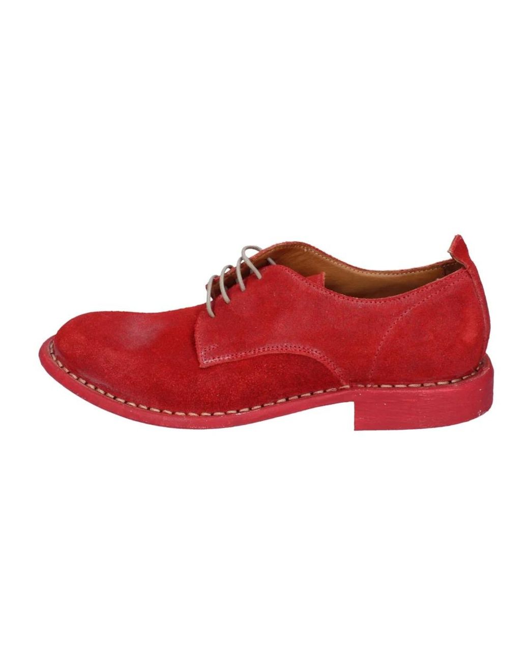 Moma Red Laced Shoes