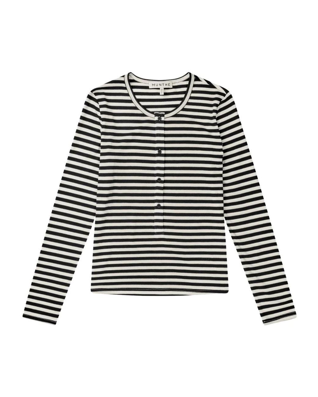 Munthe Black Long Sleeve T-Shirts