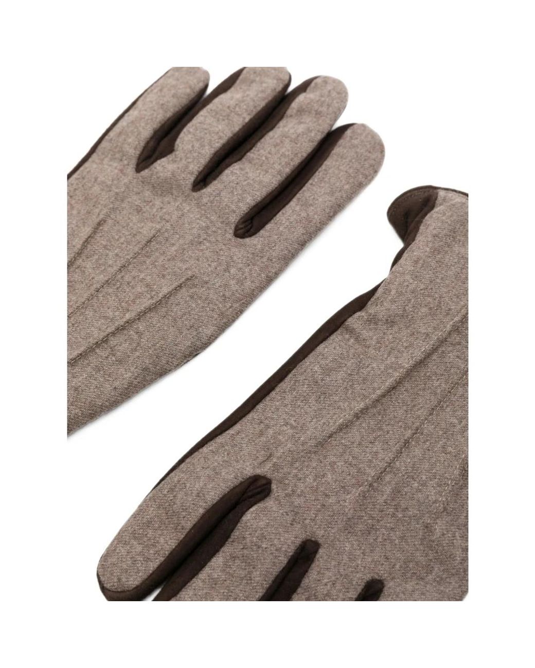 Gran Sasso Brown Gloves for men