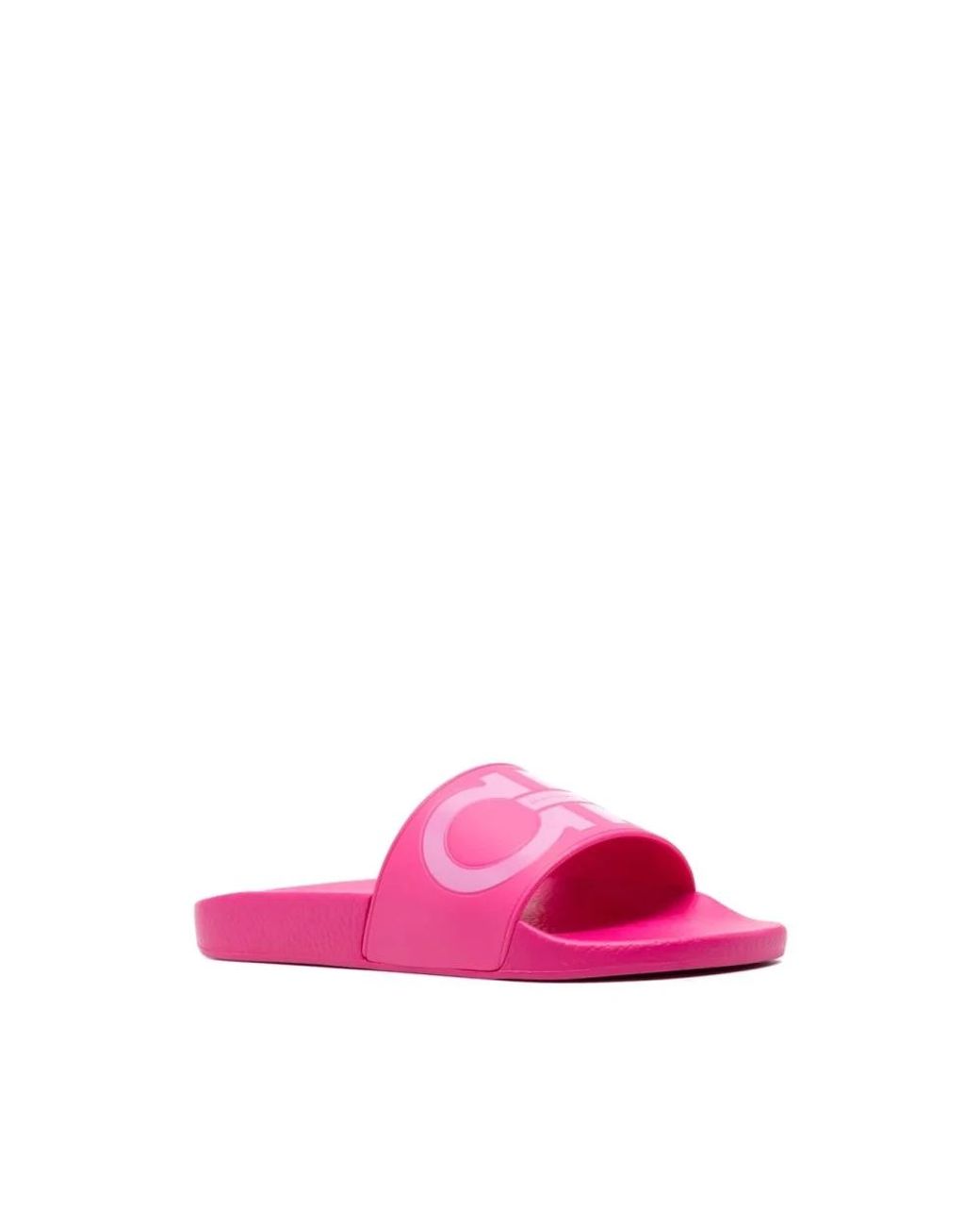 Ferragamo Pink Sliders