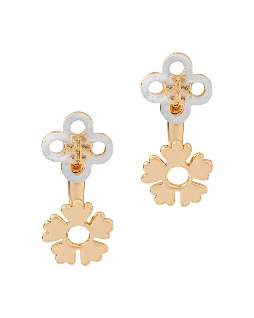 Earrings Tory Burch de color Metallic