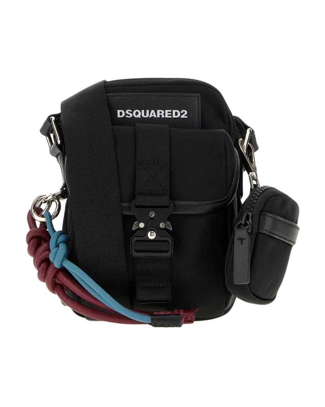 DSquared² Black Cross Body Bags for men