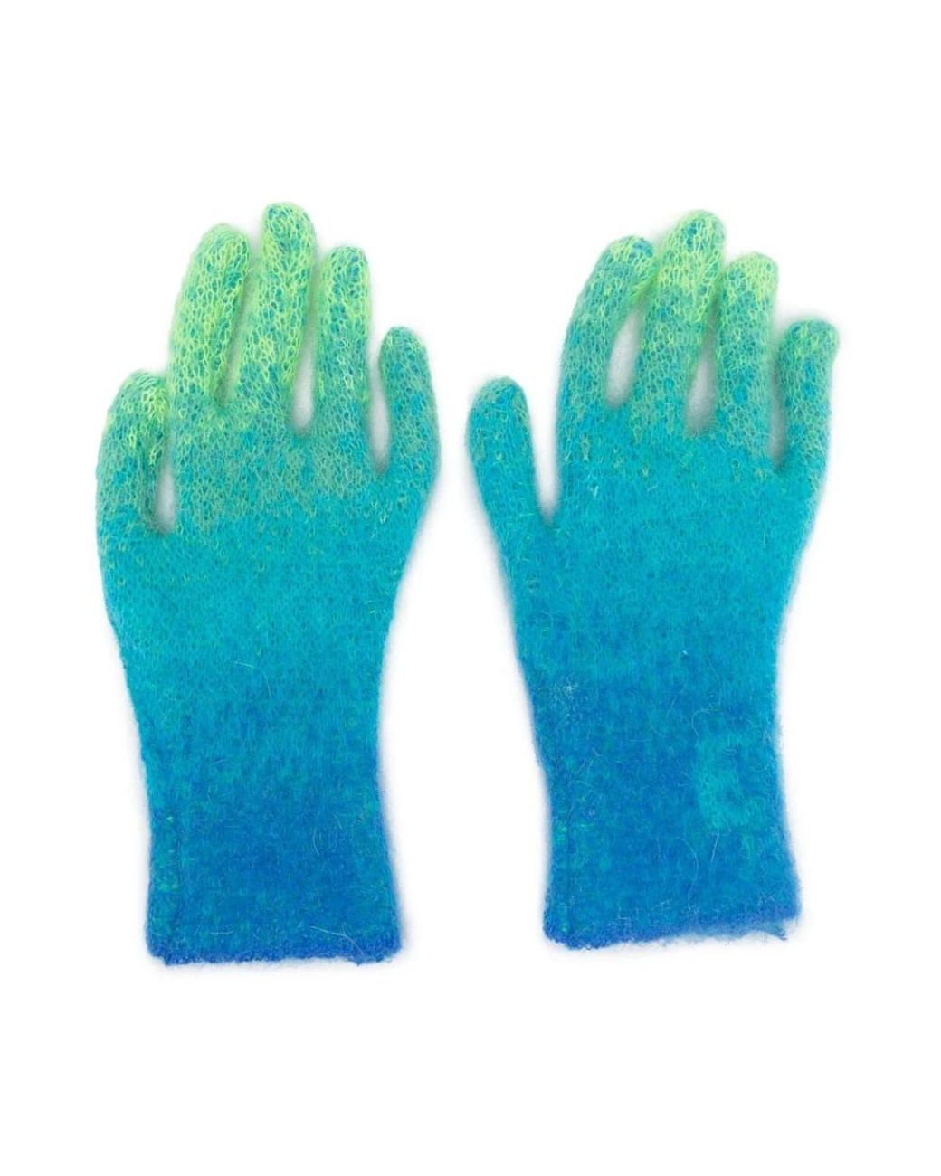 ERL Accessoires ,Blauw ,Gebreide Handschoenen Met Gradiënt in het Blue voor heren