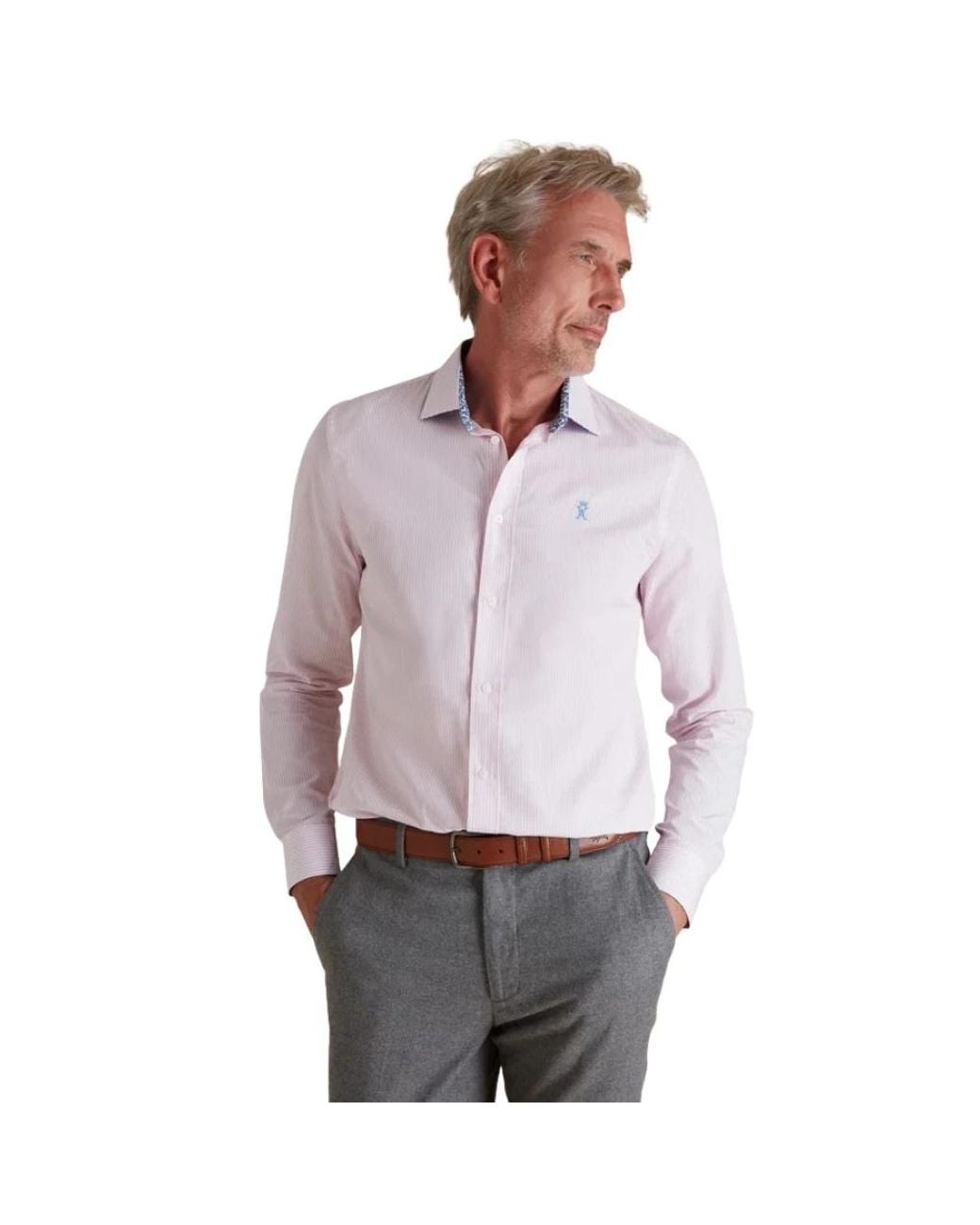 Vicomte A. Purple Formal Shirts for men