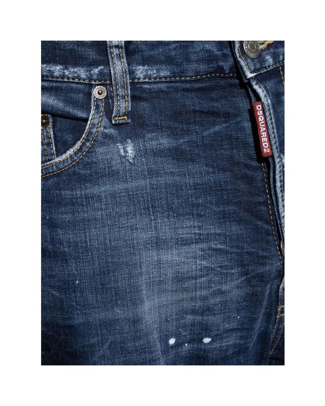 DSquared² Blue Straight Fit Jeans for men