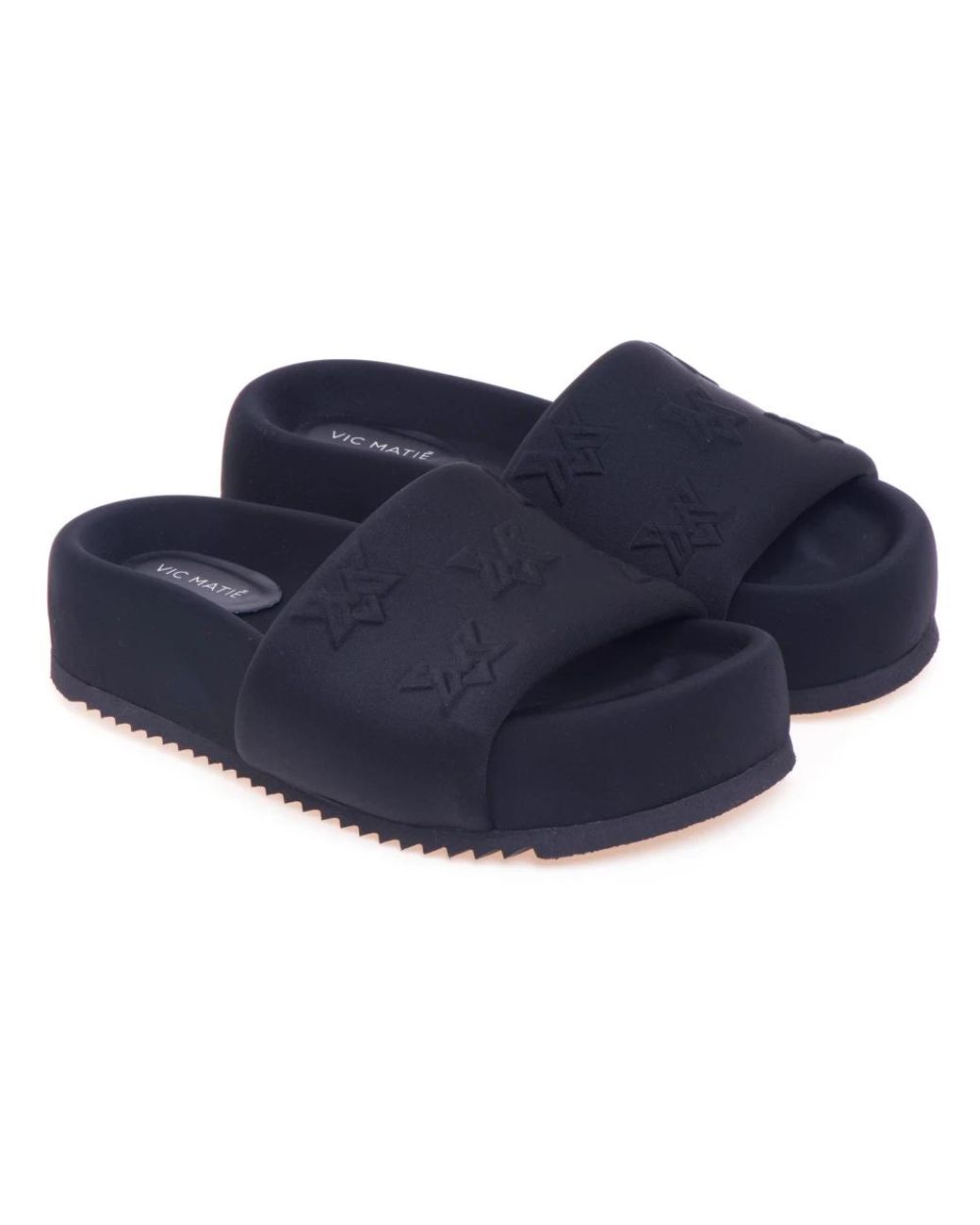 Vic Matié Blue Sliders