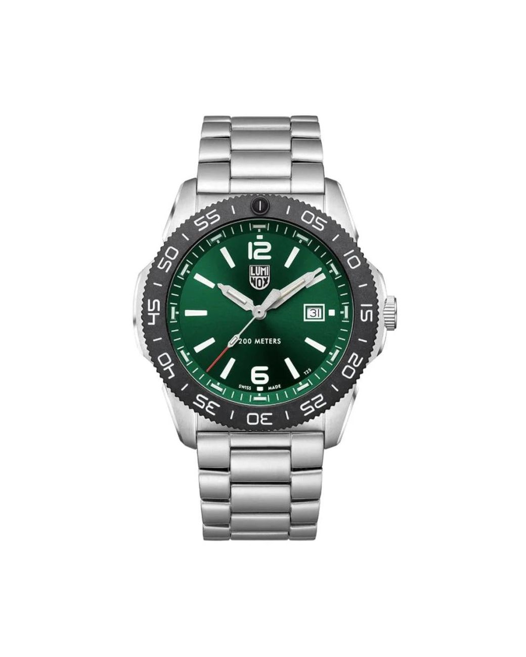 Luminox Accessoires ,Grijs ,Pacific Diver 3120 Series in het Green voor heren