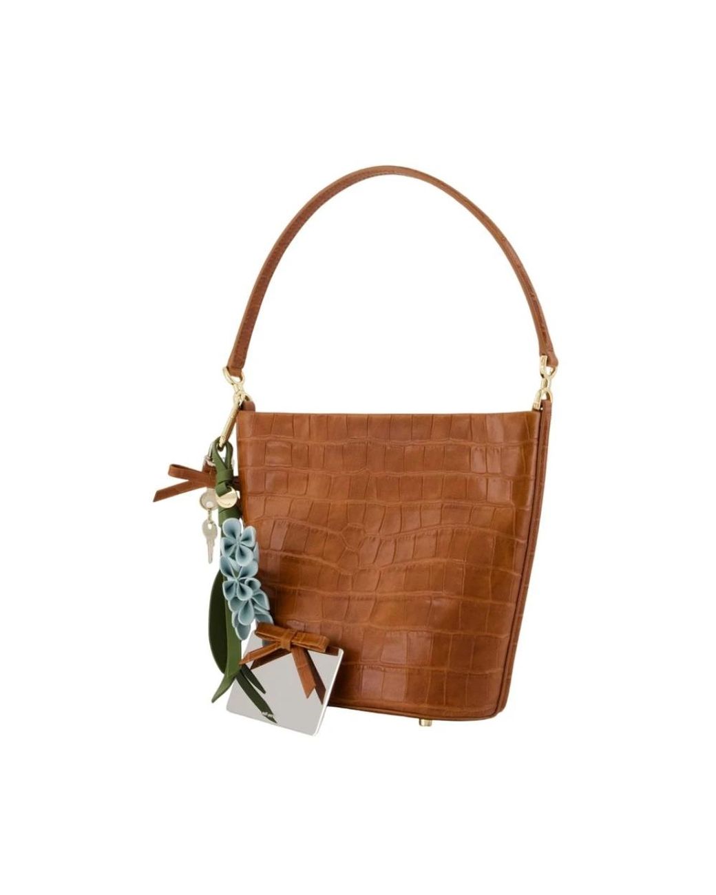 Bucket Bags di Self-Portrait in Brown