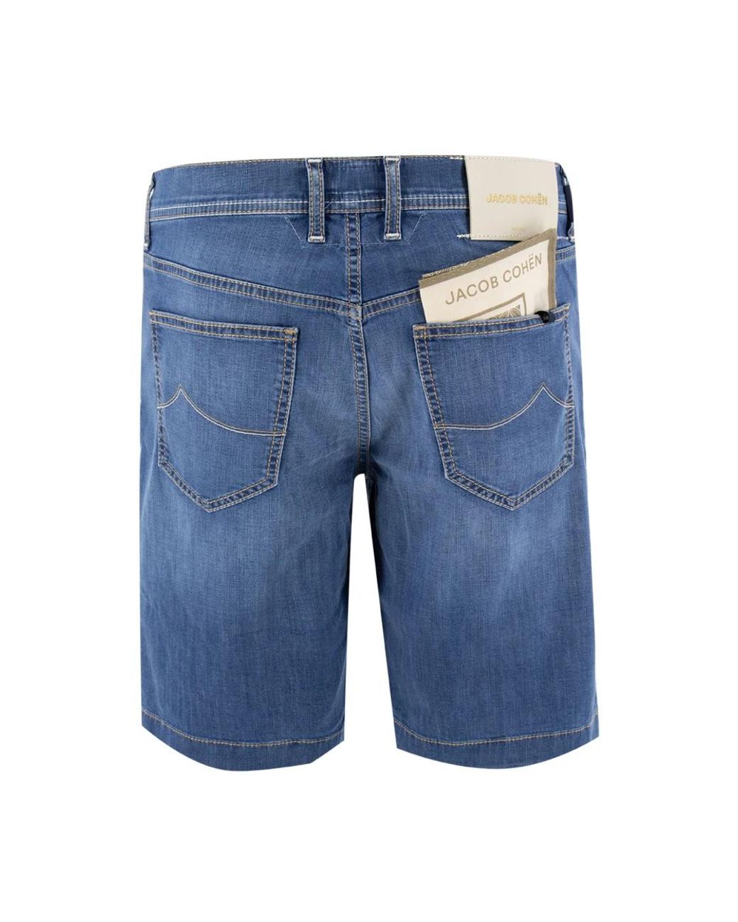 Jacob Cohen Blue Denim Shorts for men