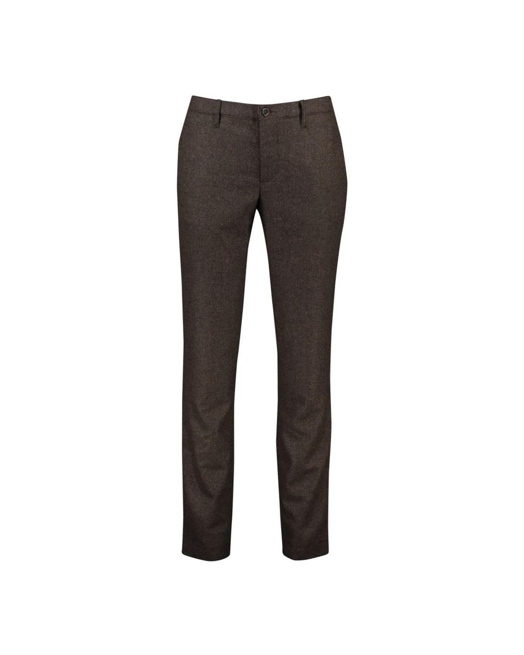 ALBERTO Gray Slim-Fit Trousers for men