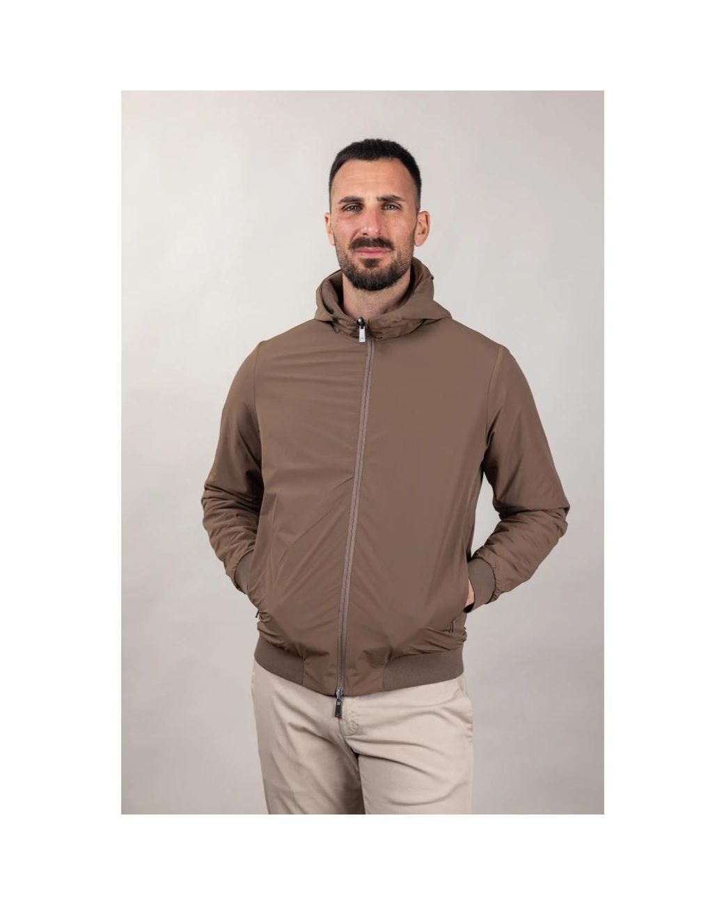 Zip-Throughs Unity Original de hombre de color Brown