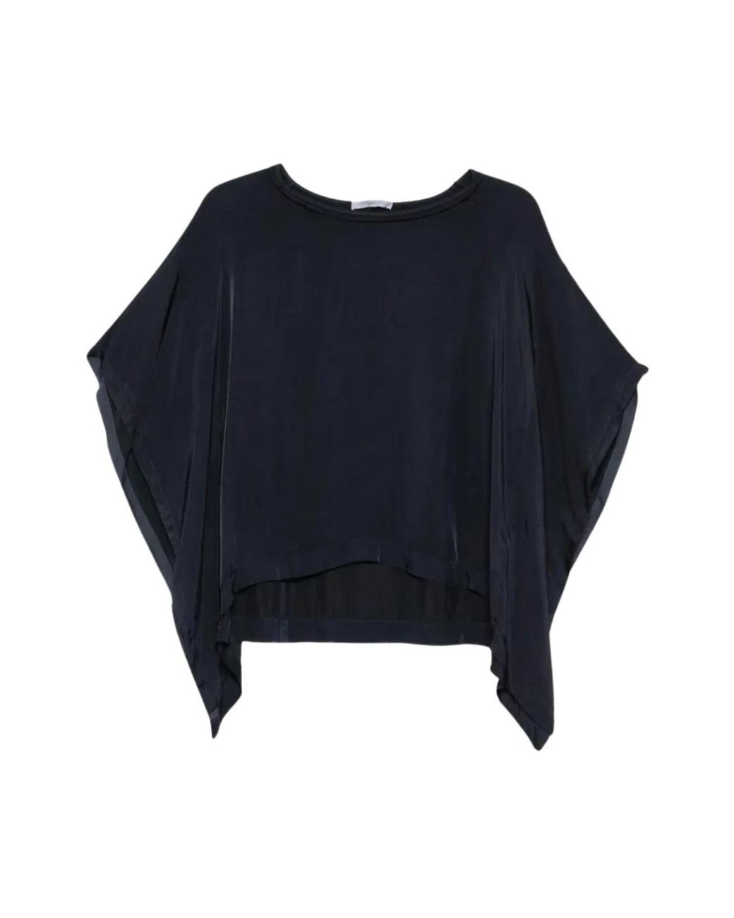 Oversized Tops High de color Blue