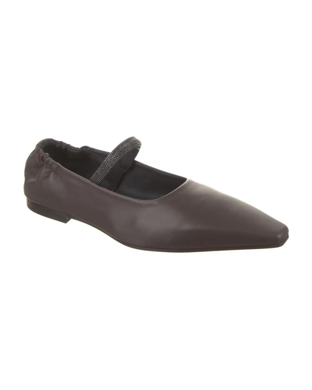 Brunello Cucinelli Brown Ballerinas