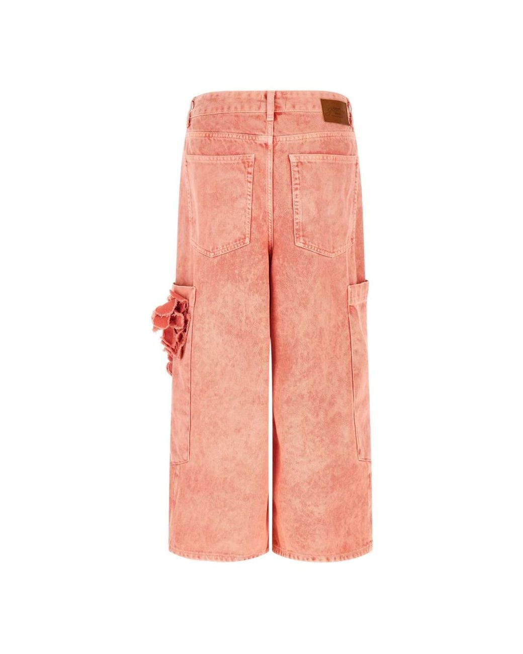 Ganni Pink Wide Jeans