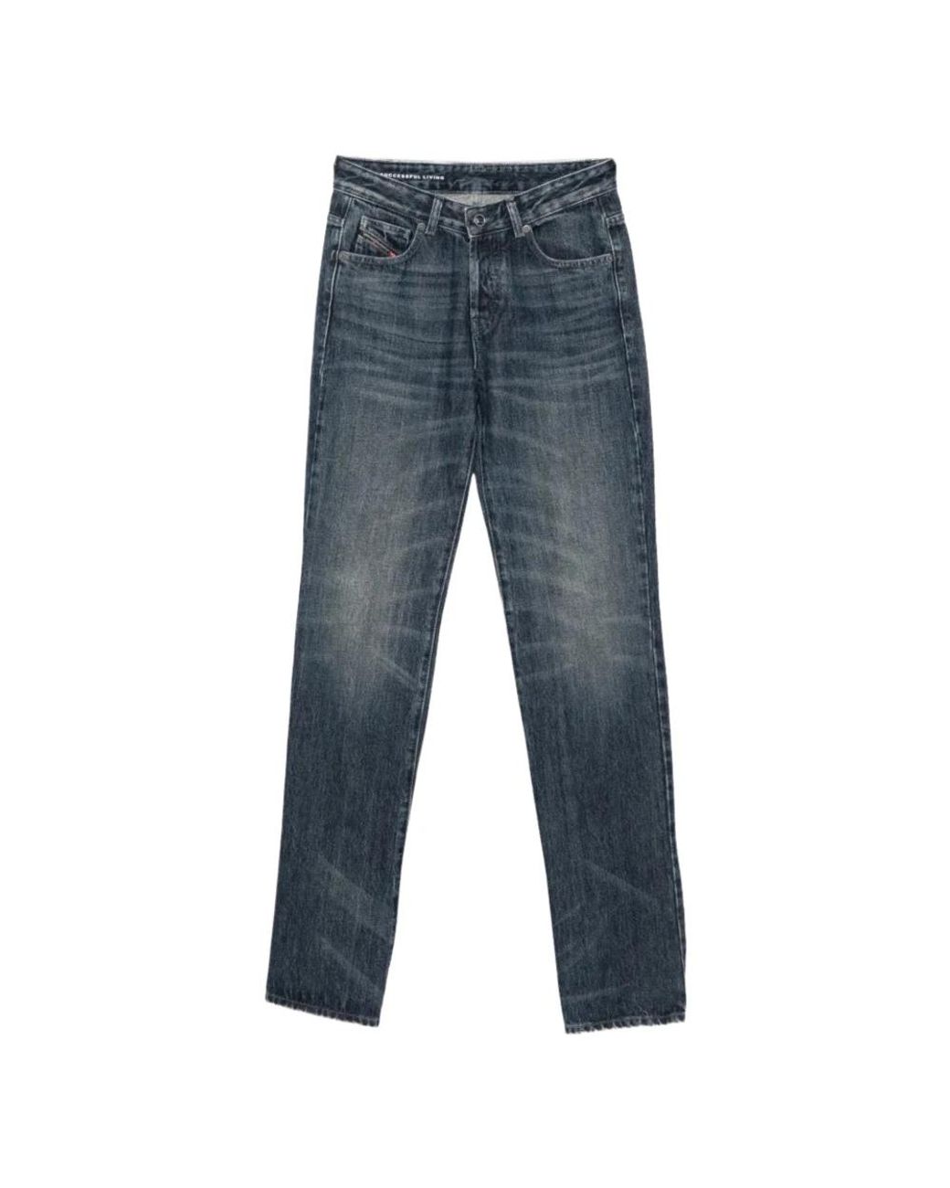 DIESEL Blue Straight Fit Jeans