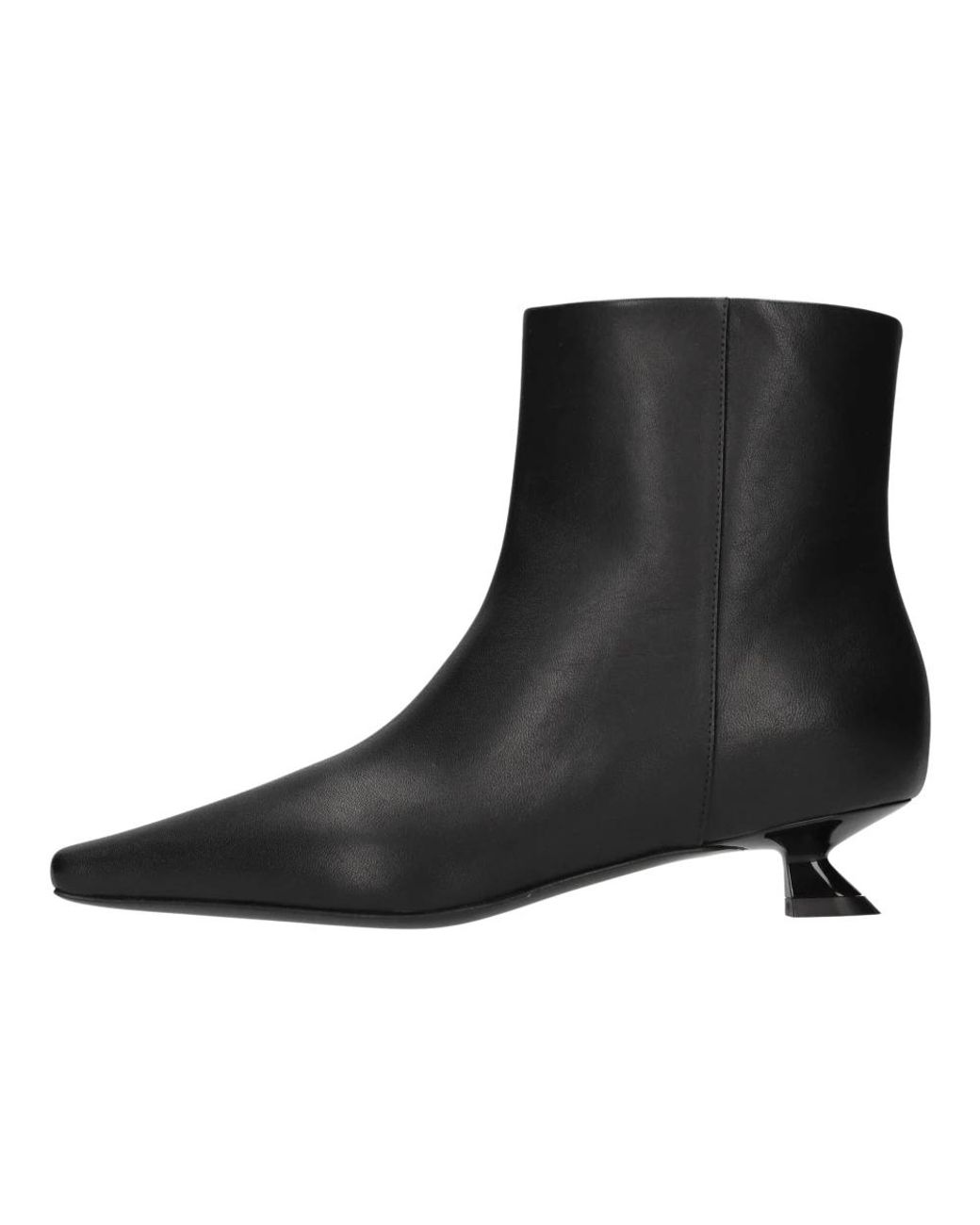 3Juin Black Heeled Boots