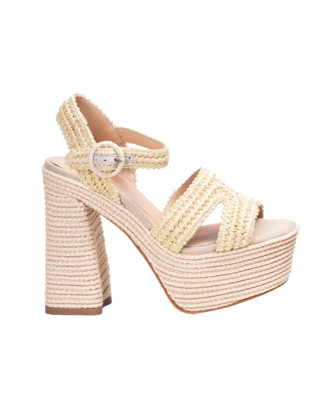 Castaner Natural High Heel Sandals