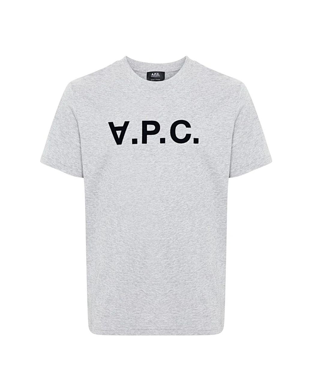 A.P.C. Tshirt Grand Gots in het Gray voor heren