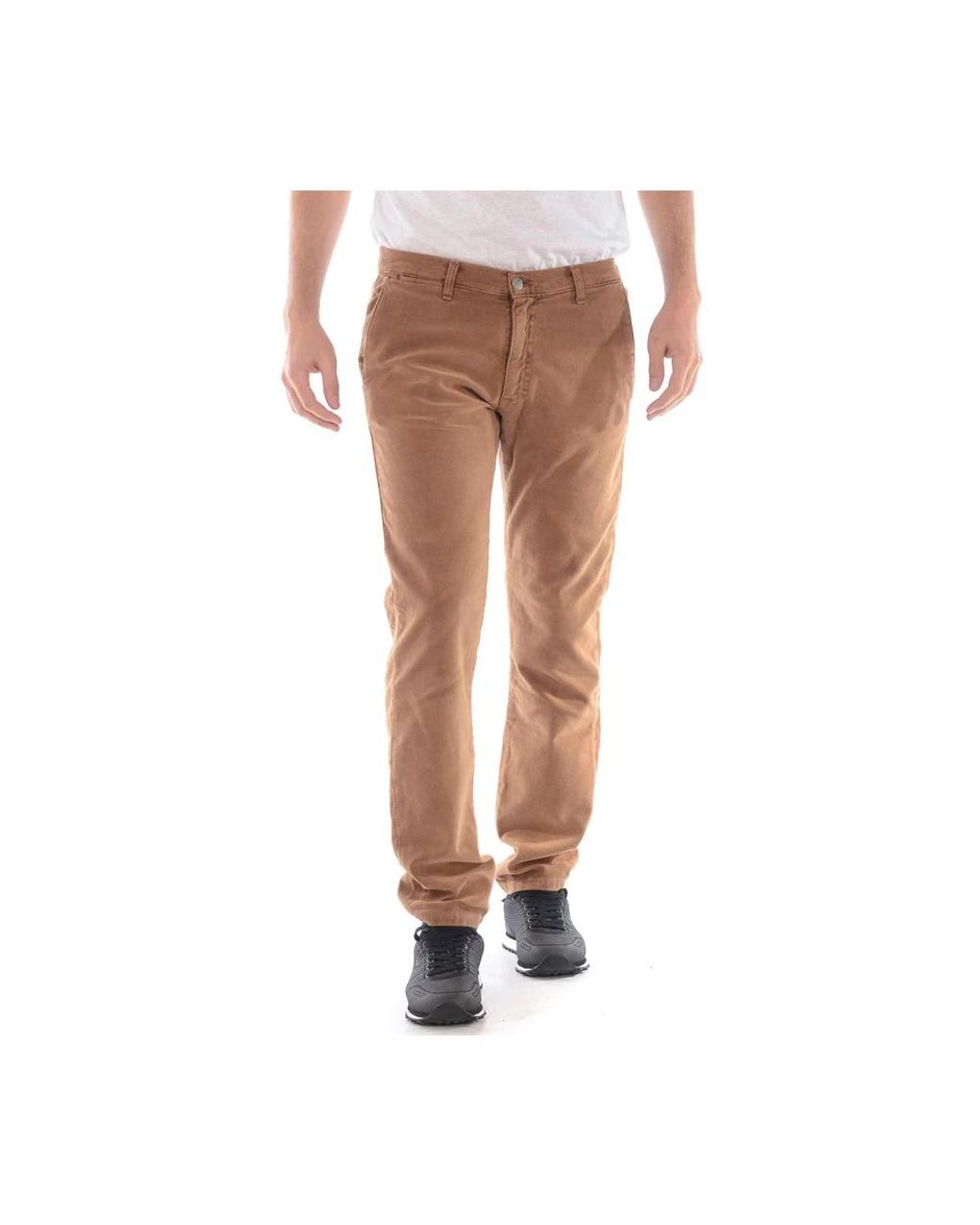 Daniele Alessandrini Brown Chinos for men