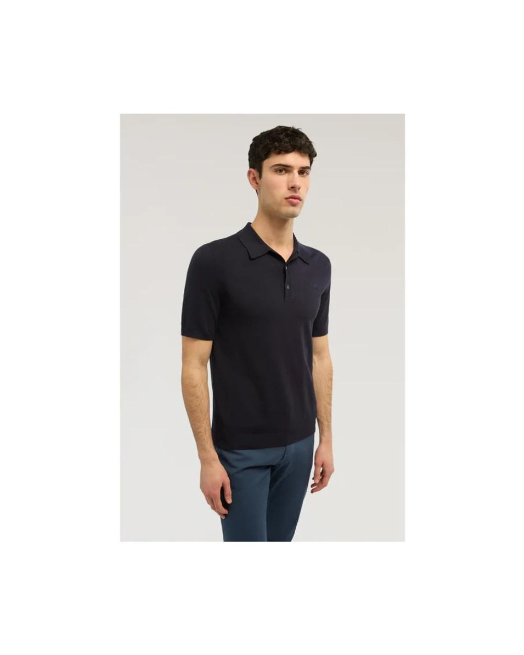 Trussardi Black Polo Shirts for men