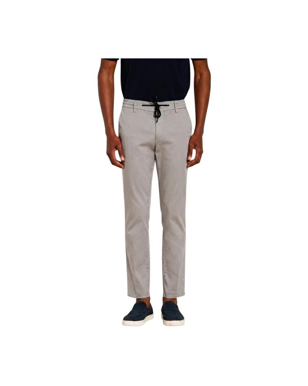 Mason's Black Slim-Fit Trousers for men
