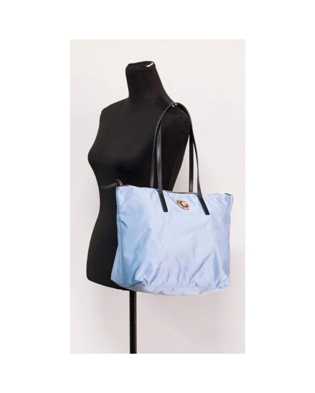 Versace Blue Shopping Bags