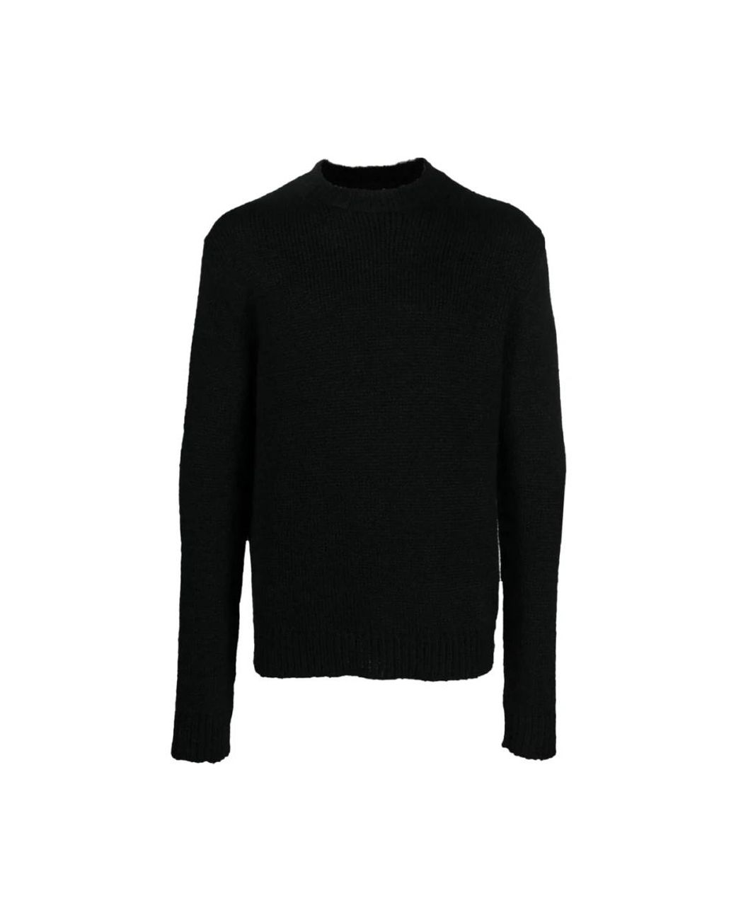 Jil Sander Black Round-Neck Knitwear for men