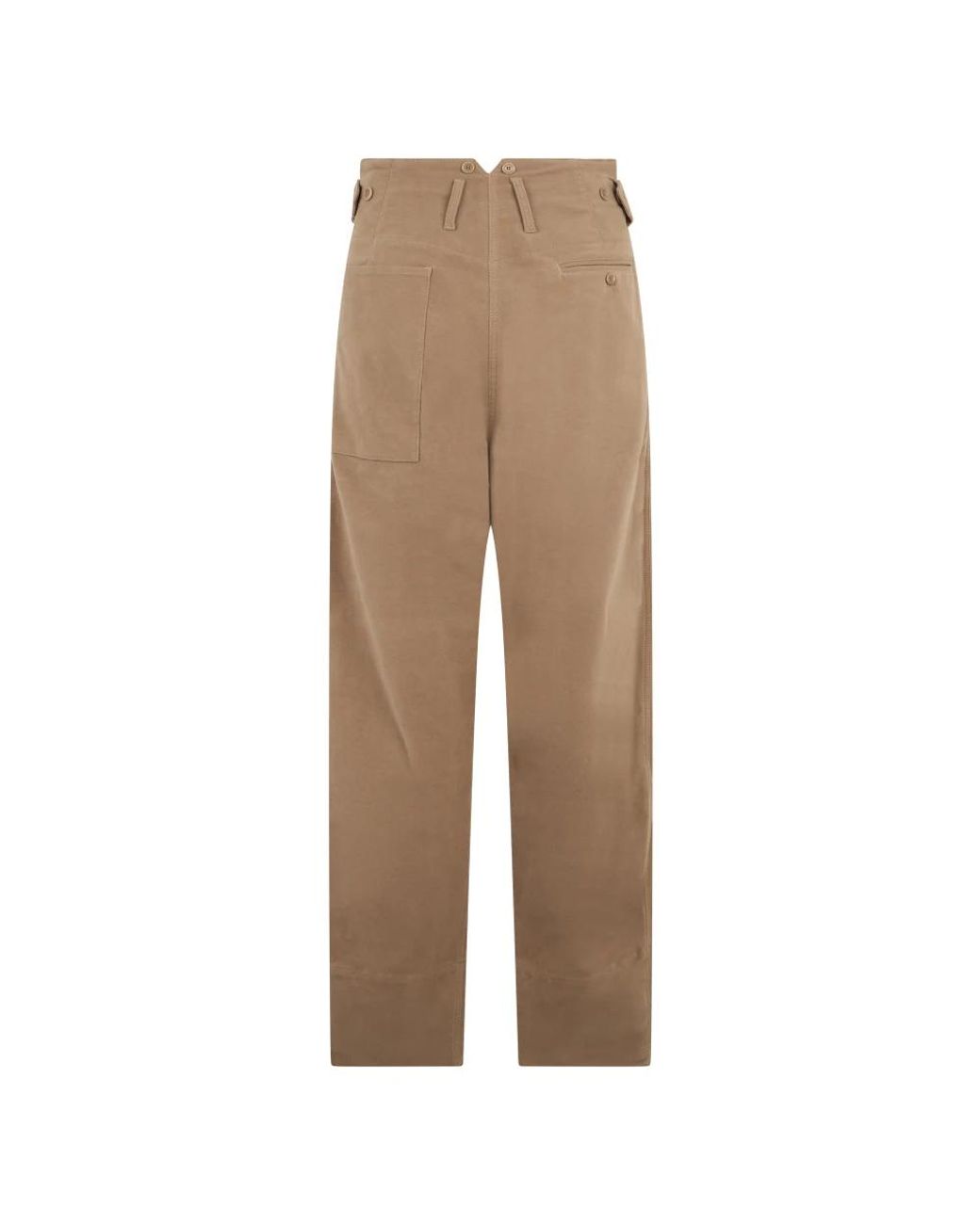 Moschino Natural Straight Trousers for men