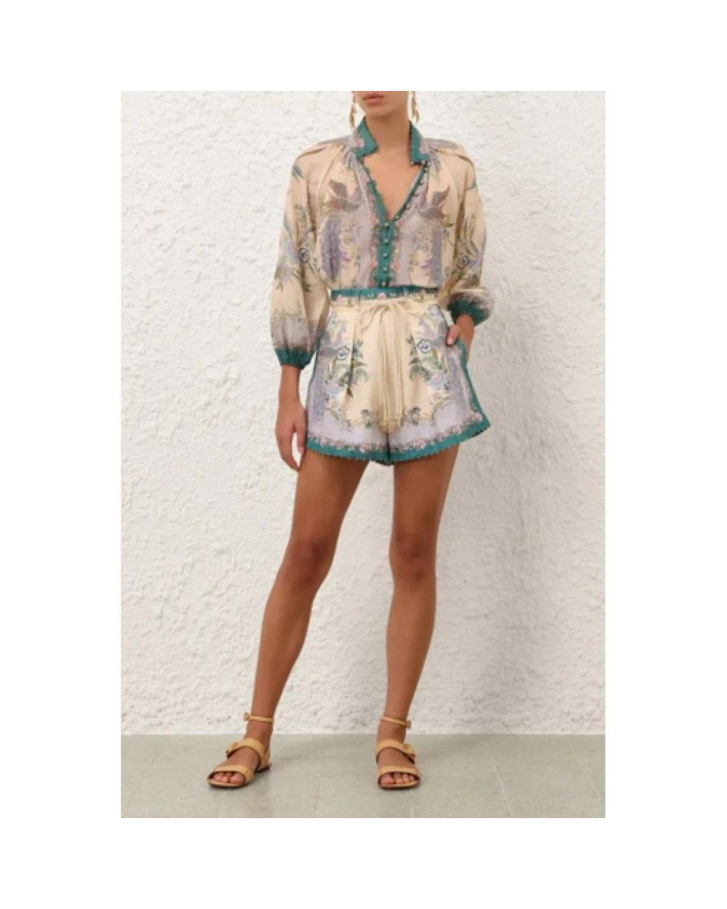 Zimmermann Natural Short Shorts