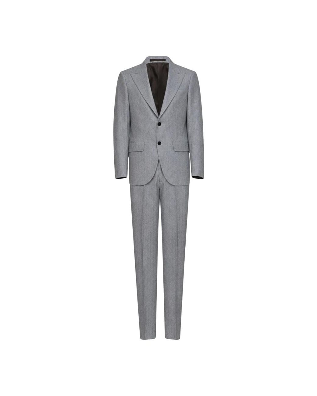D4.0 Gray Single Breasted Suits for men