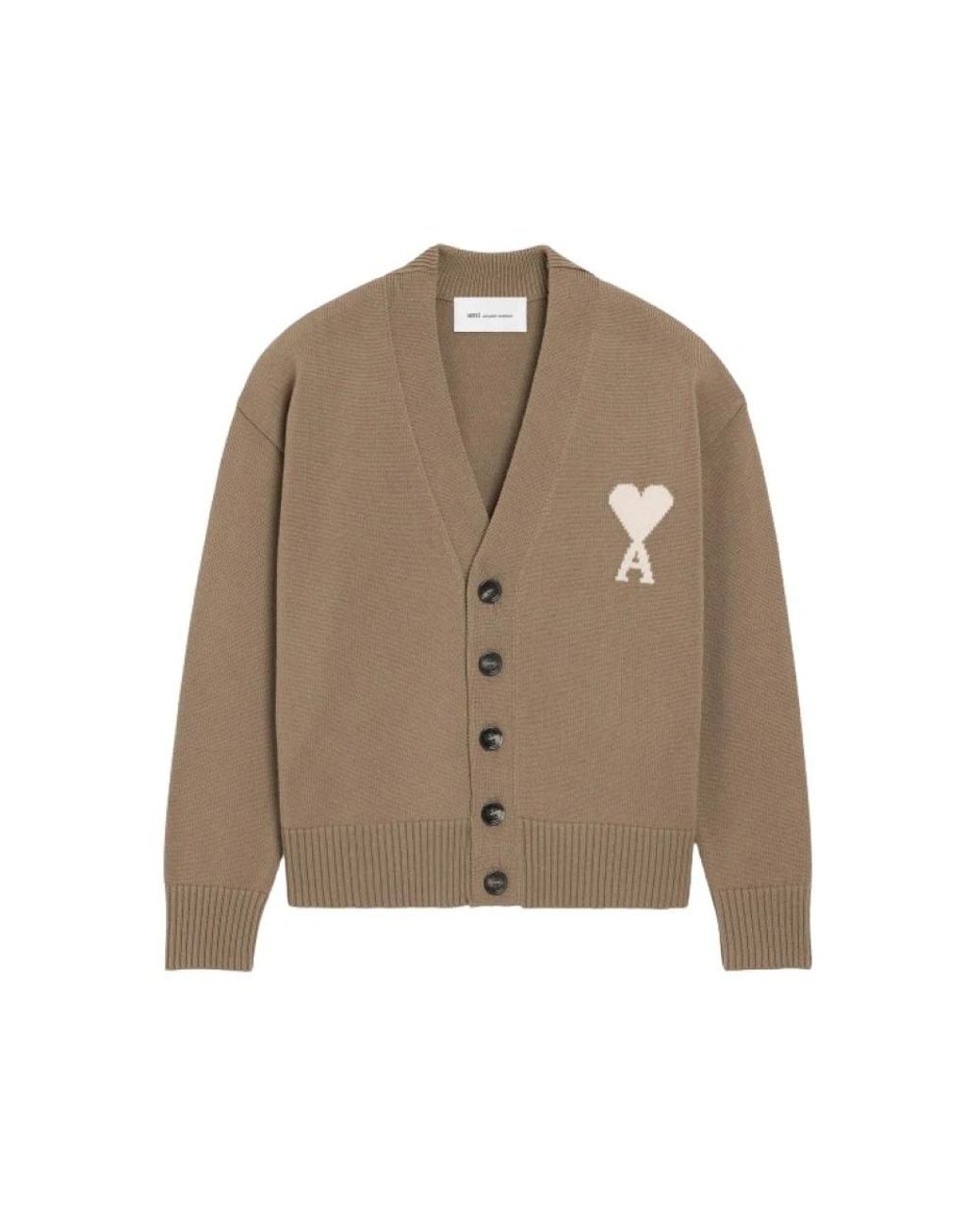 AMI Brown Cardigans for men