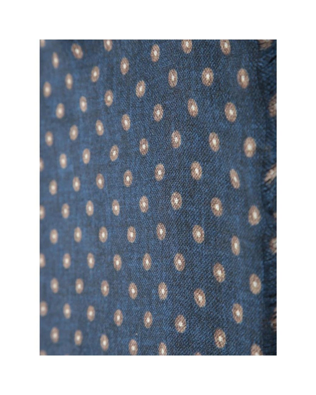 Dell'Oglio Blue Winter Scarves for men