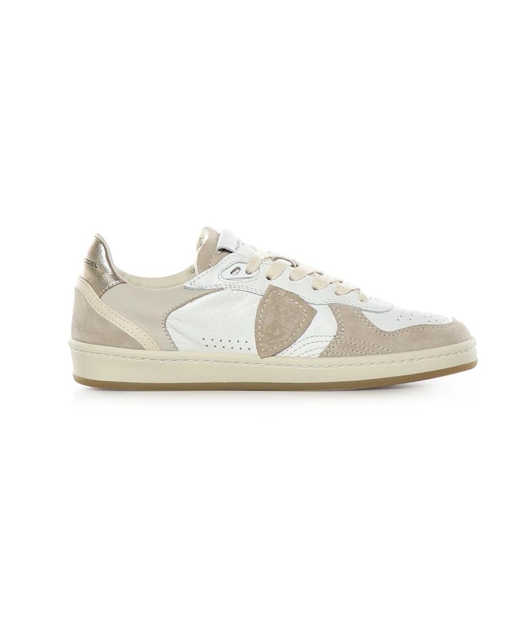 Philippe Model Schoenen ,Veelkleurig ,Katoen Pgal Sneaker in het White
