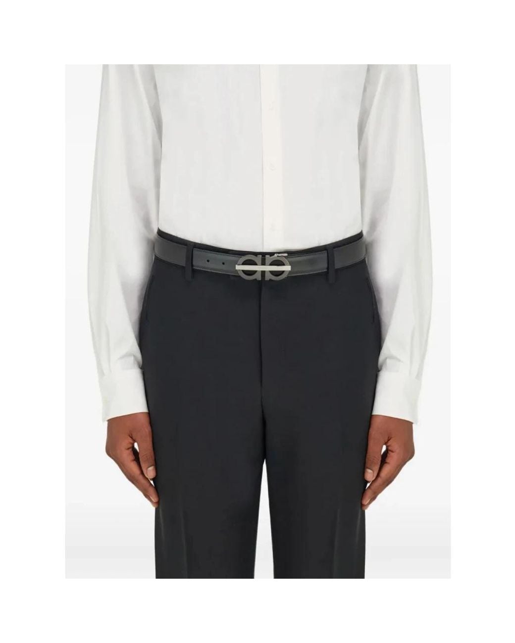 Ferragamo Black Belts for men
