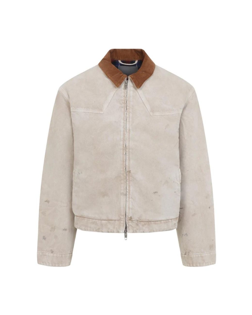 Balenciaga Gray Denim Jackets for men