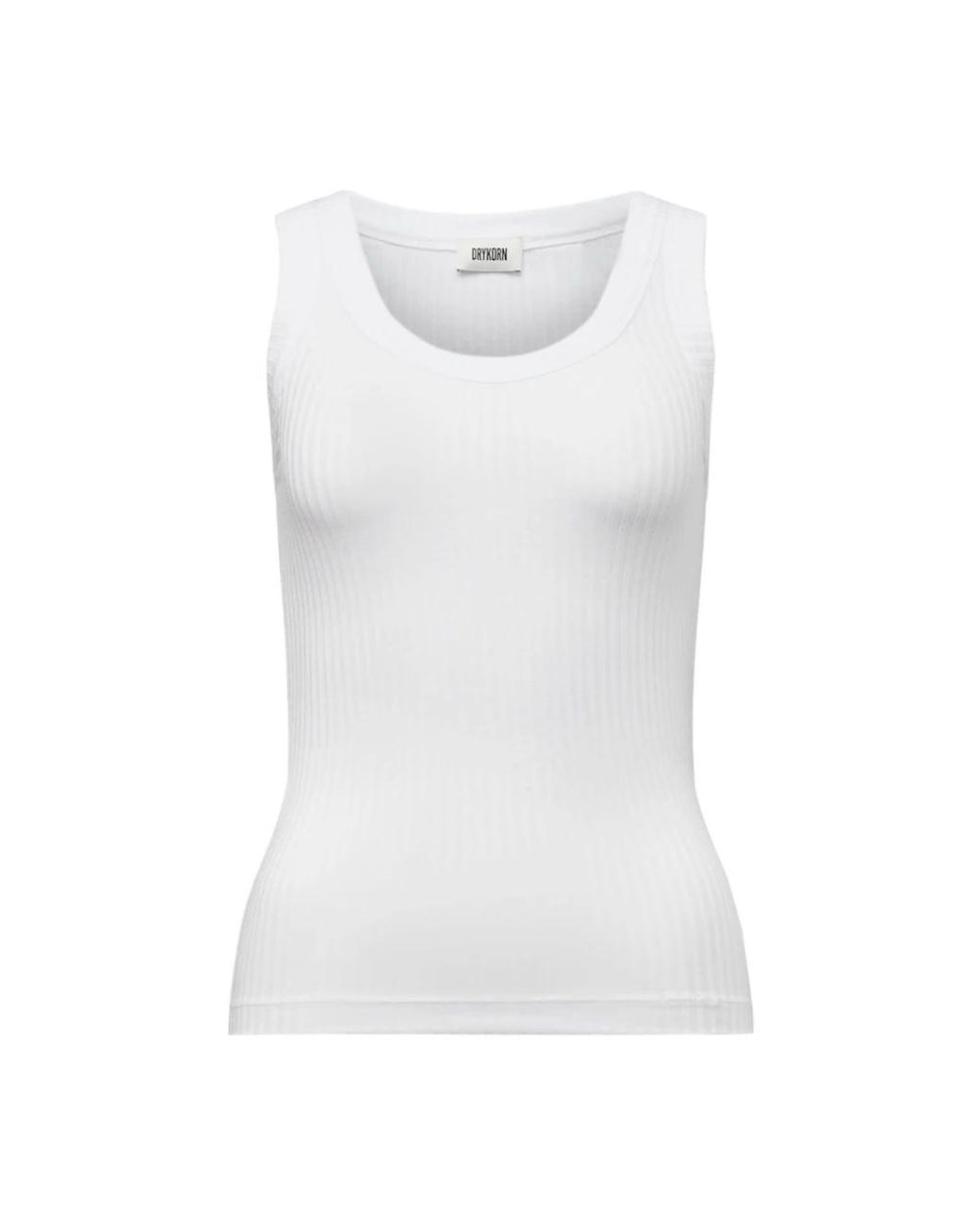 Drykorn White Sleeveless Tops