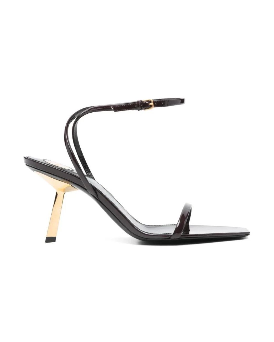 Saint Laurent White High Heel Sandals