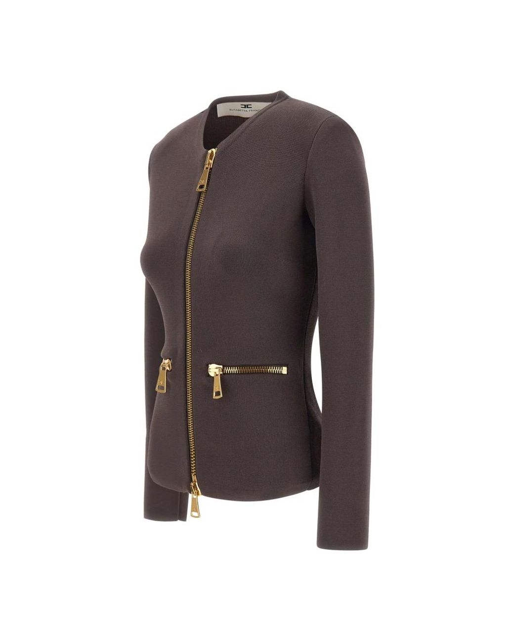 Elisabetta Franchi Brown Cardigans