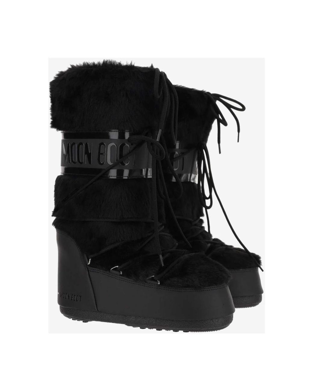 Moon Boot Black Winter Boots