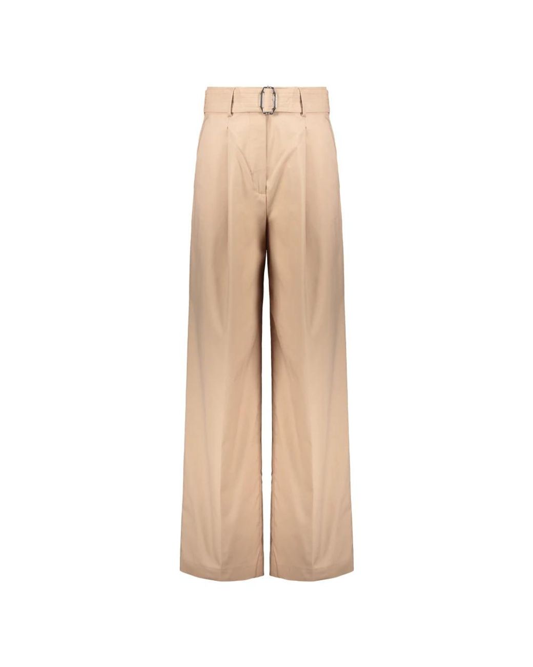 Moorer Natural Wide Trousers
