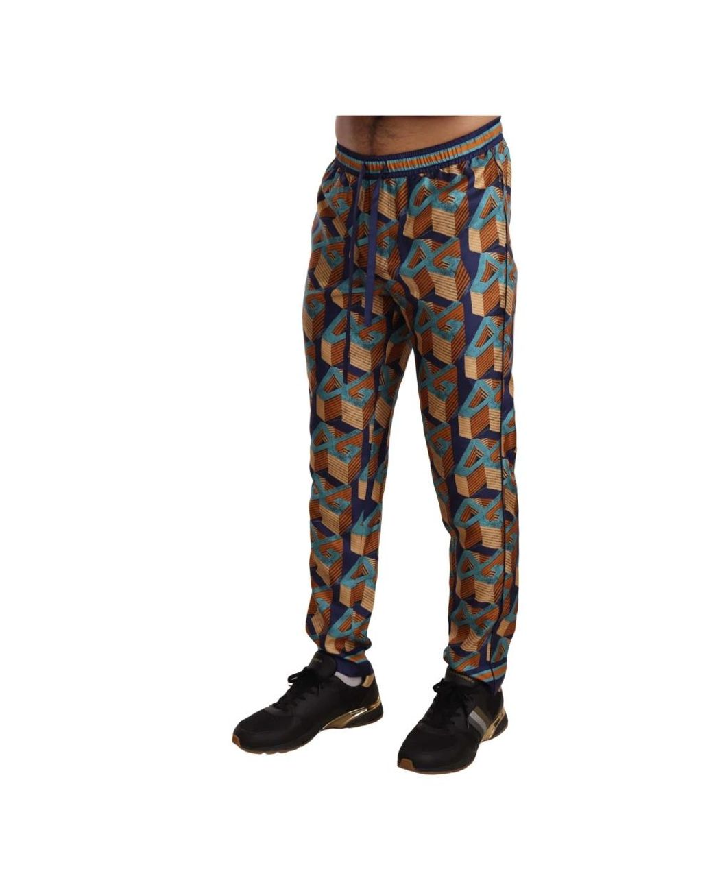Dolce & Gabbana Black Slim-Fit Trousers for men