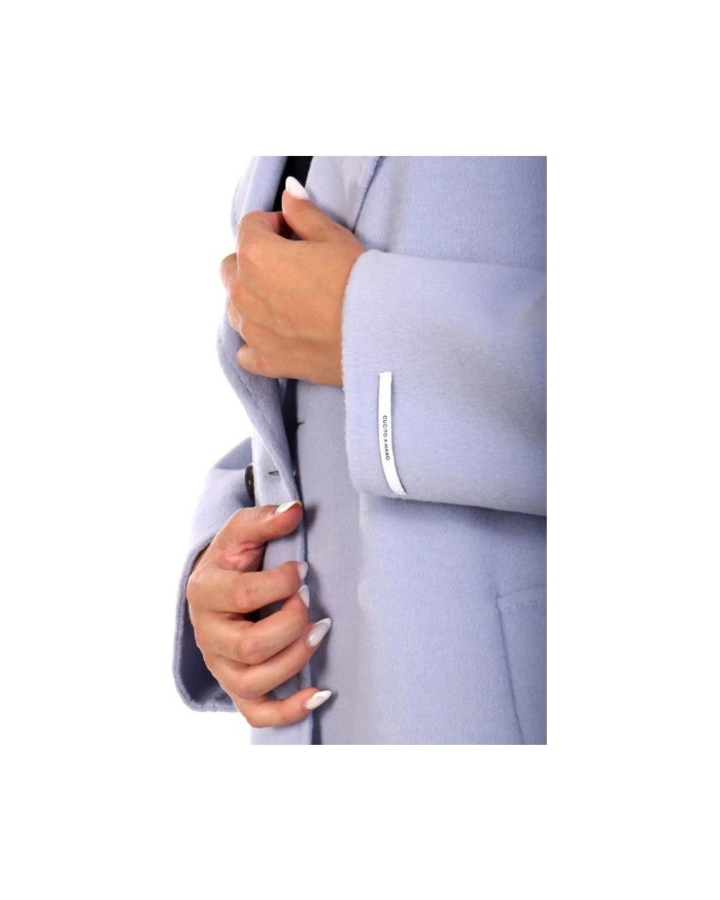 Marella Blue Double-Breasted Coats