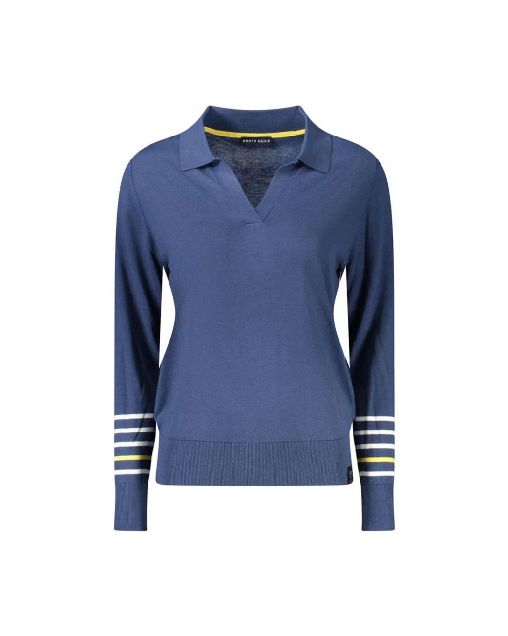 North Sails Blue V-Neck Knitwear